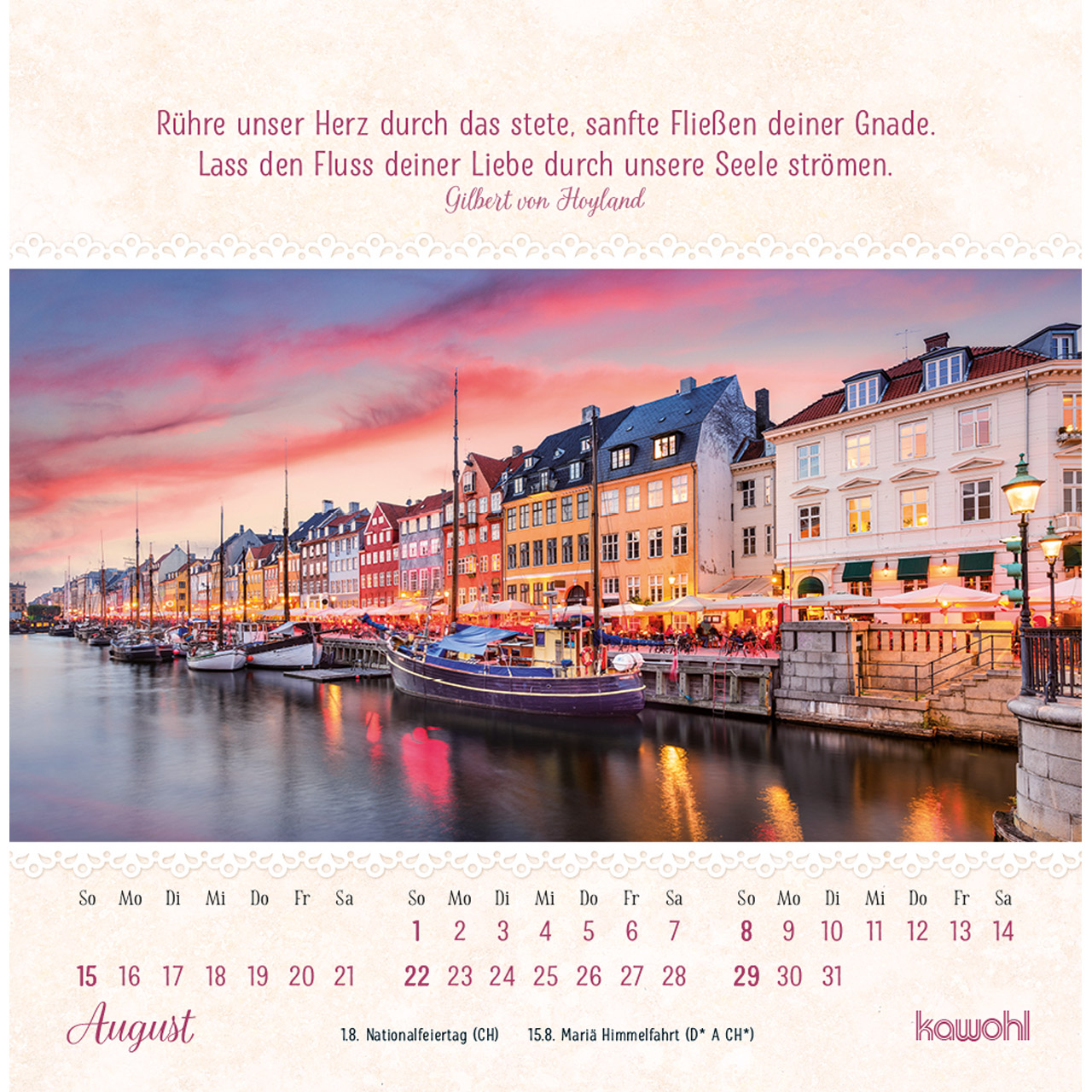 Postkartenkalender - Von Herzen gute Tage 2027