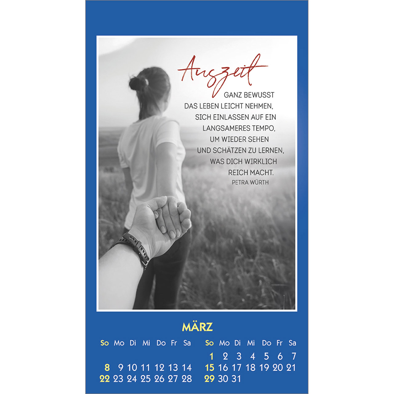 Aufkleberkalender - Mensch du bist einmalig 2026