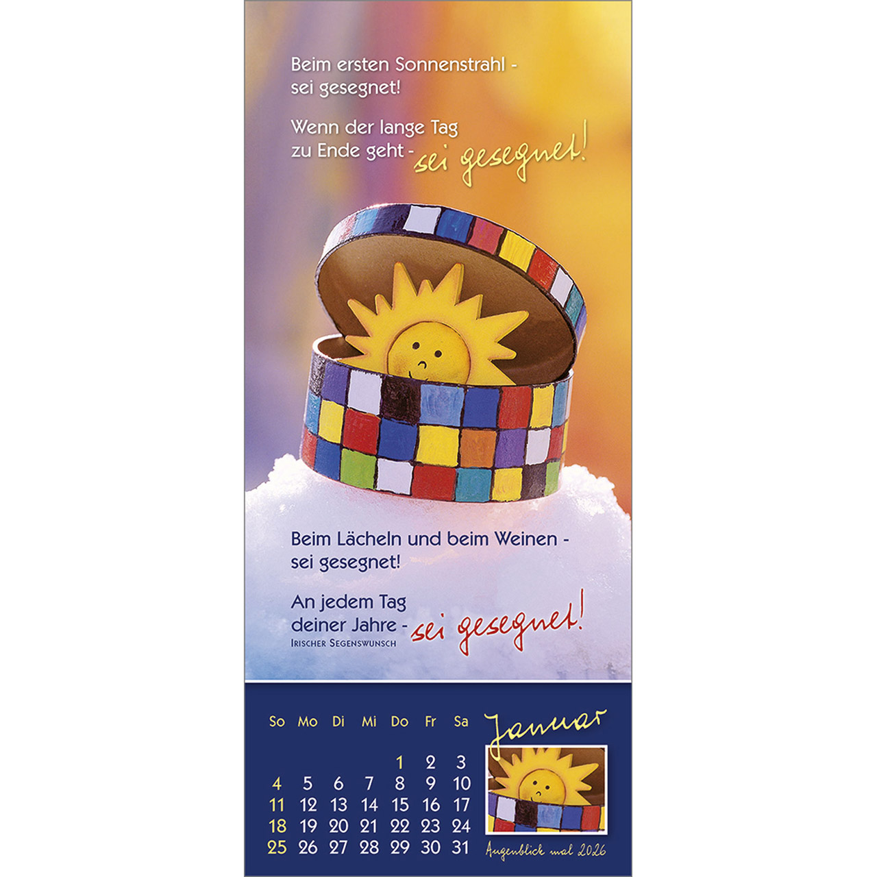 Tischkalender - Augenblick mal 2026