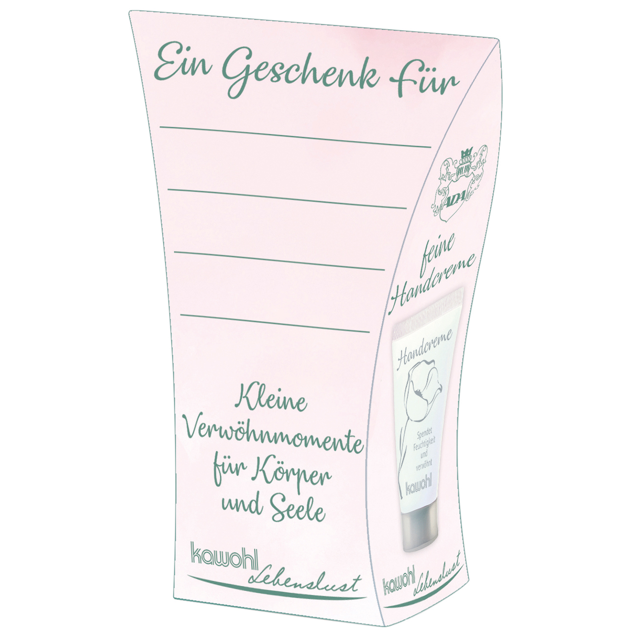 Handcreme - Gottes Segen zum Geburtstag - Aquarell Grafik Blumenwiese