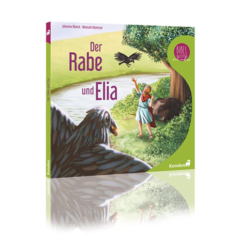 Buch - Der Rabe und Elia - Rabe Mensch Fluss Baum Wiese