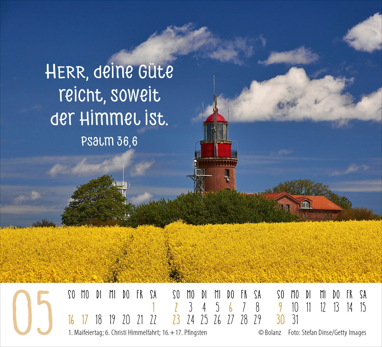Aufstellkalender - Licht der Welt 2027 Minikalender