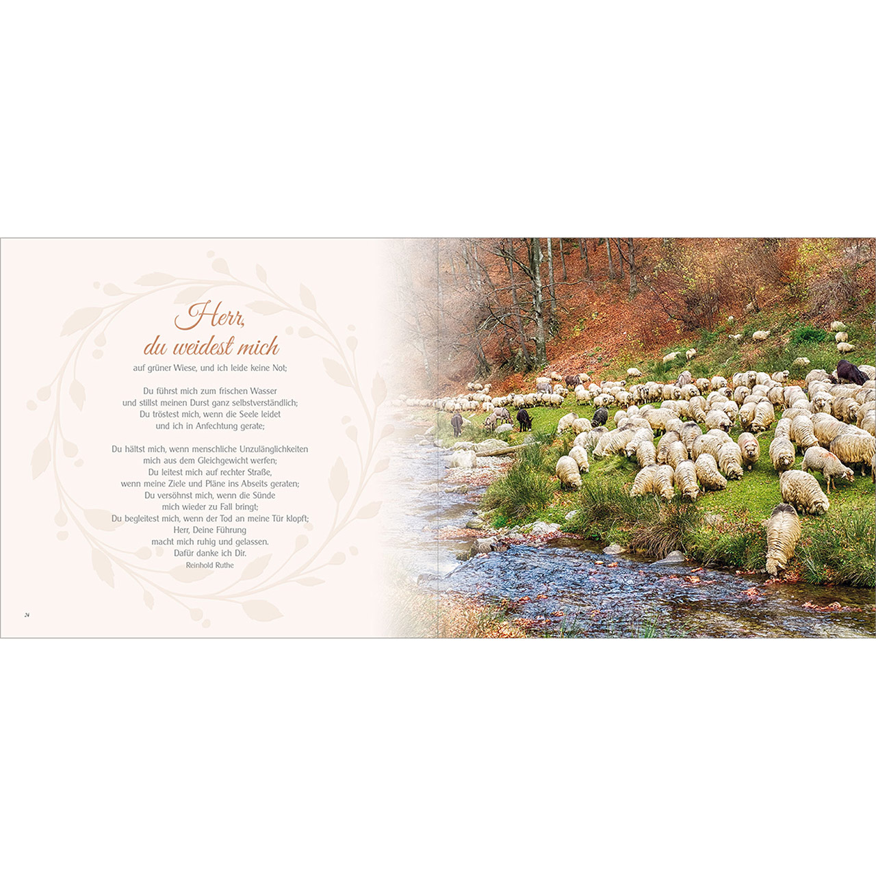 Geschenkbuch - 23 - Der Psalm fürs Leben - Schaf Lamm
