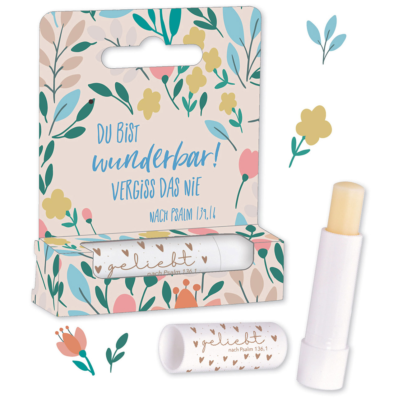 Du bist wunderbar! Vergiss das nie Lippenbalsam - Du bist wunderbar! Vergiss das nie - Herzen Muster