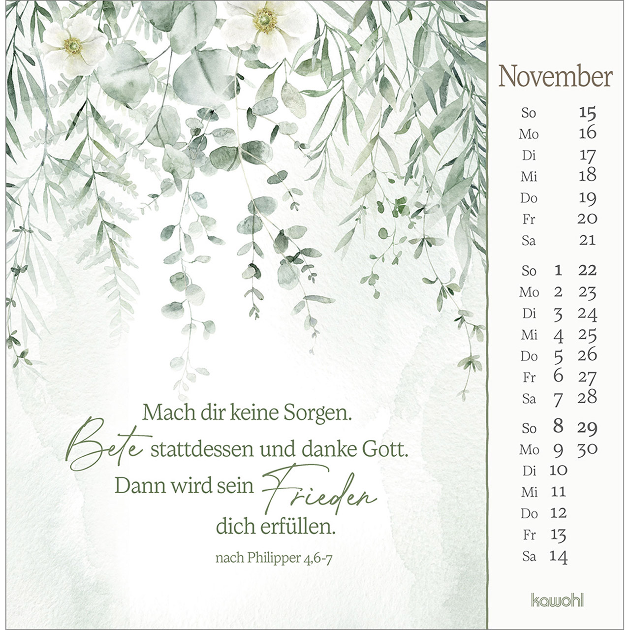 Postkartenkalender - Vor dich bring ich, was mich bewegt 2026
