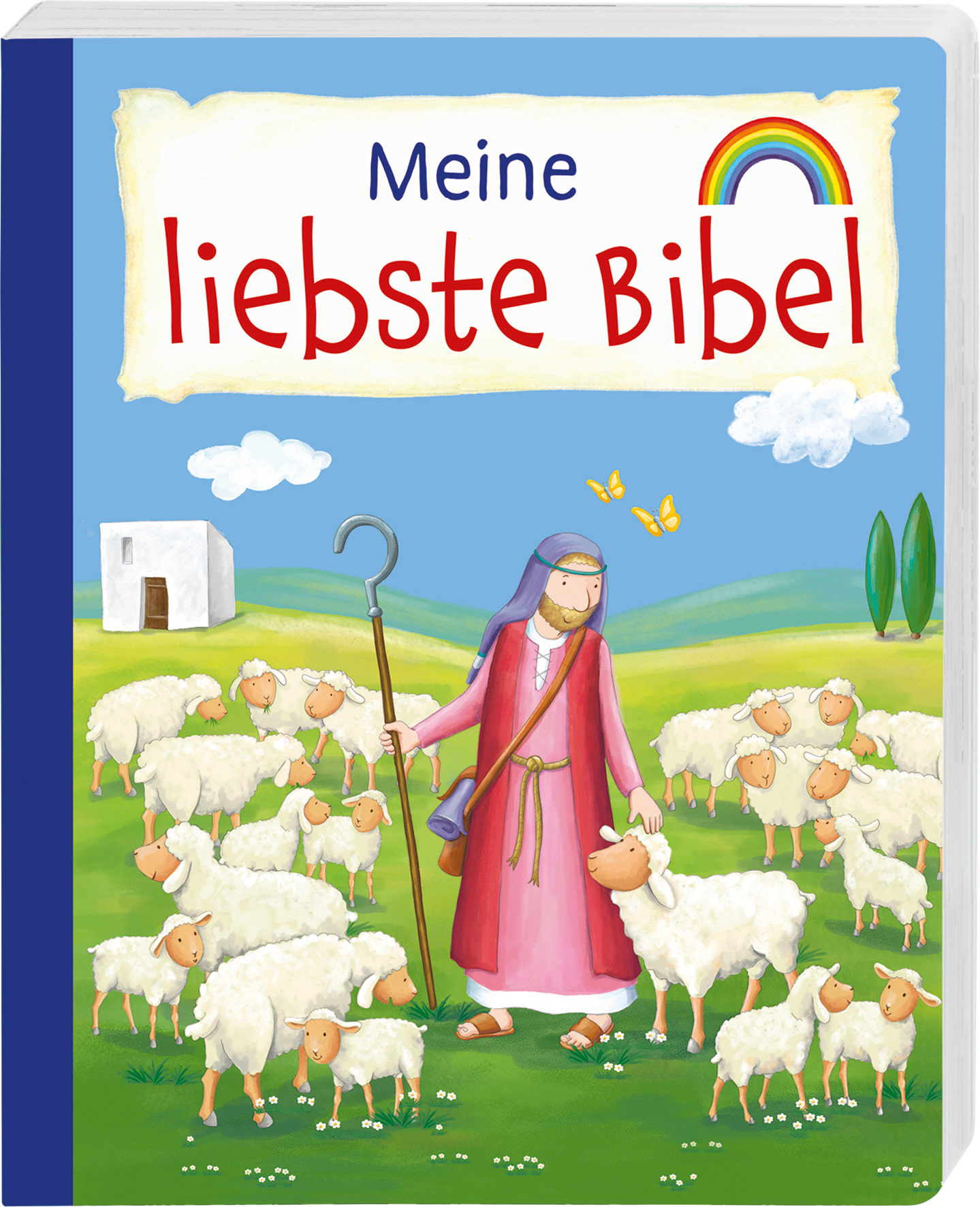 Kinderbibel - Meine liebste Bibel - Schafe Hirte Bäume Wiese Haus