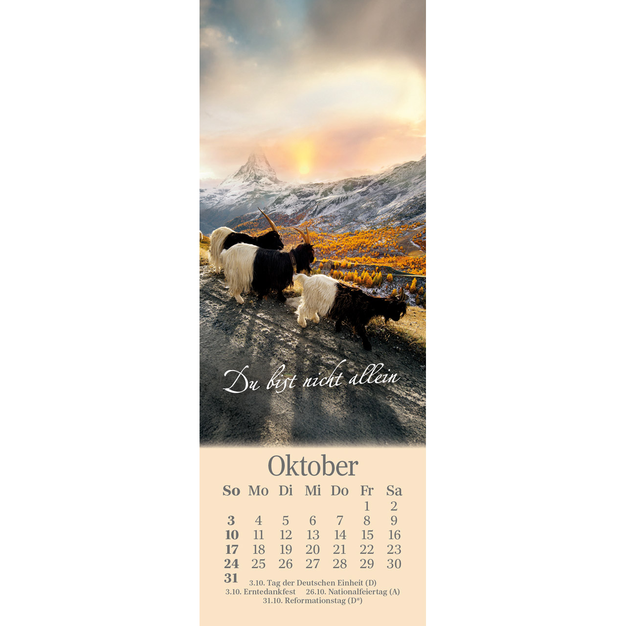 Lesezeichenkalender - Sei behütet jeden Tag 2027