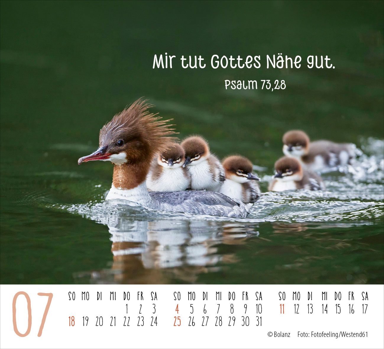 Aufstellkalender - Begegnungen 2027 Minikalender
