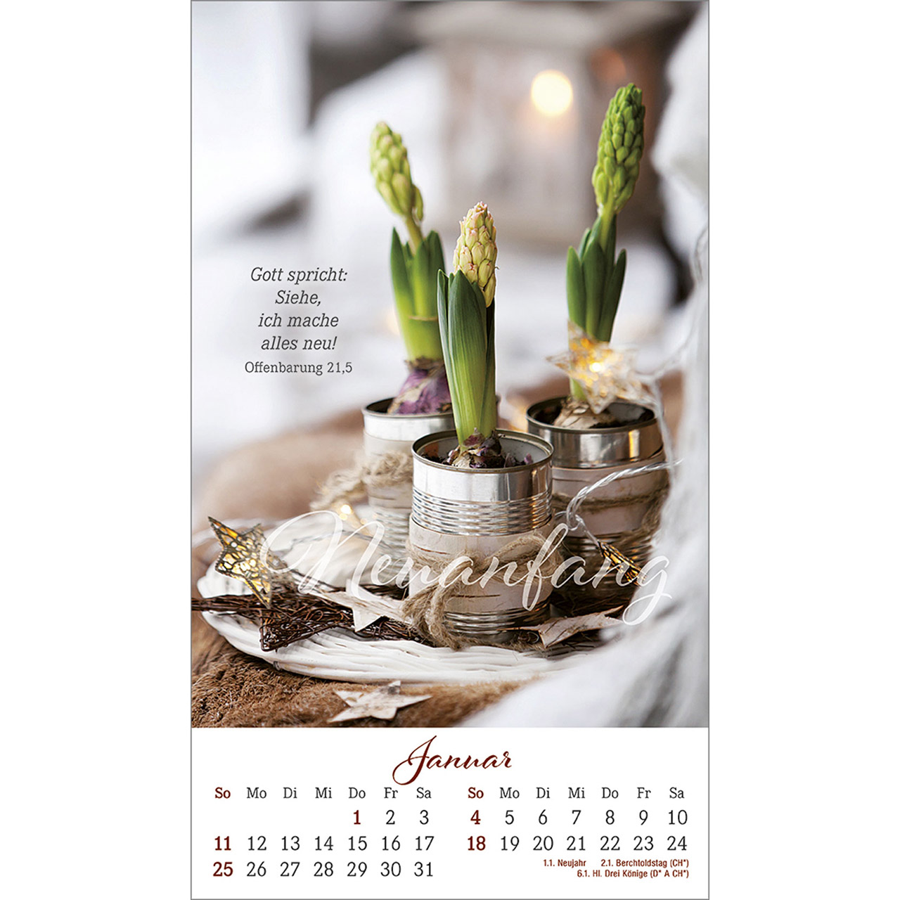 Postkartenkalender - Ein Augenblick für dich 2026