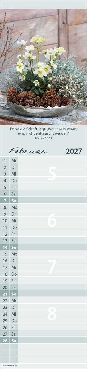 Terminkalender - Von Mir zu Dir 2027 Streifenterminkalender