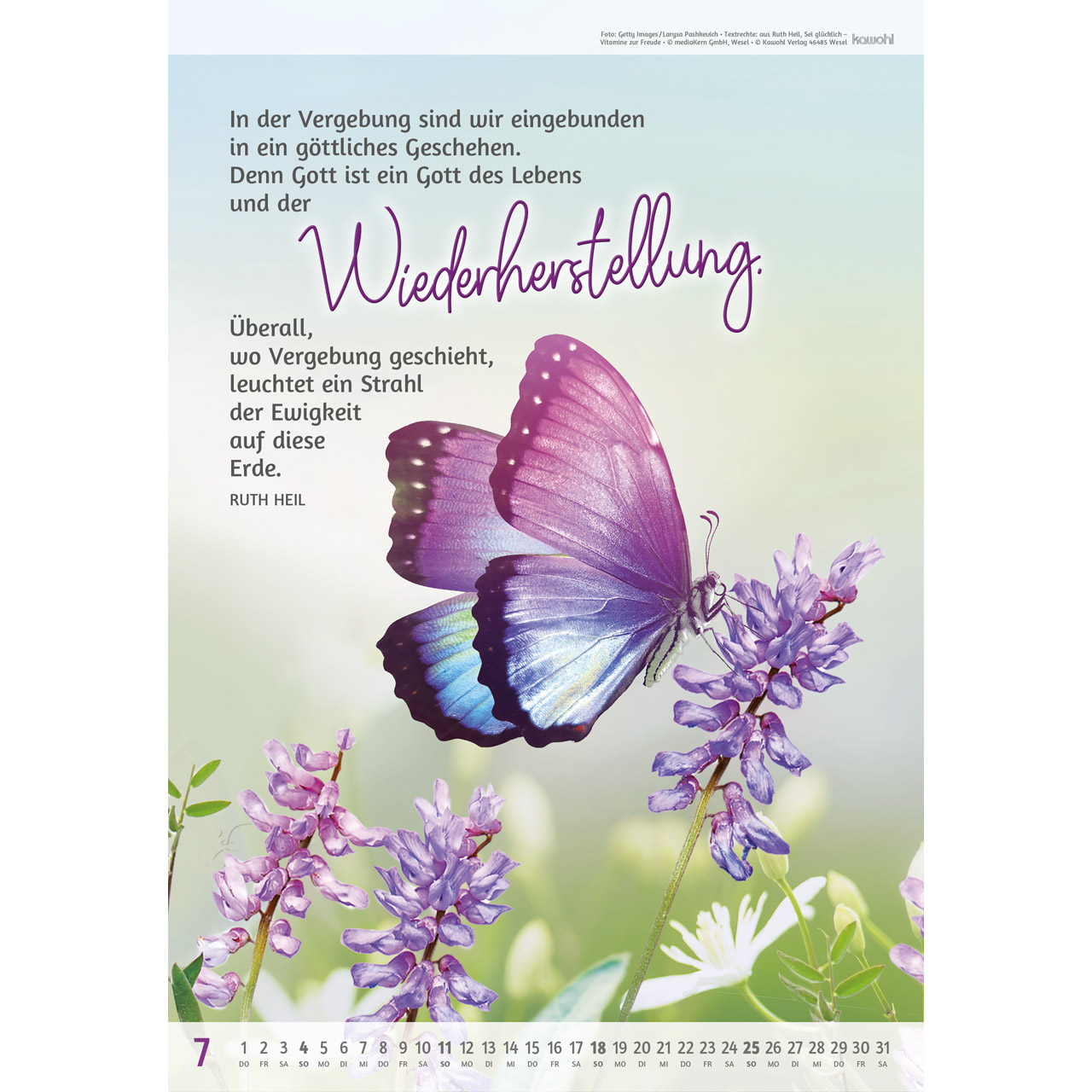 Wandkalender - Du bist so wertvoll 2027