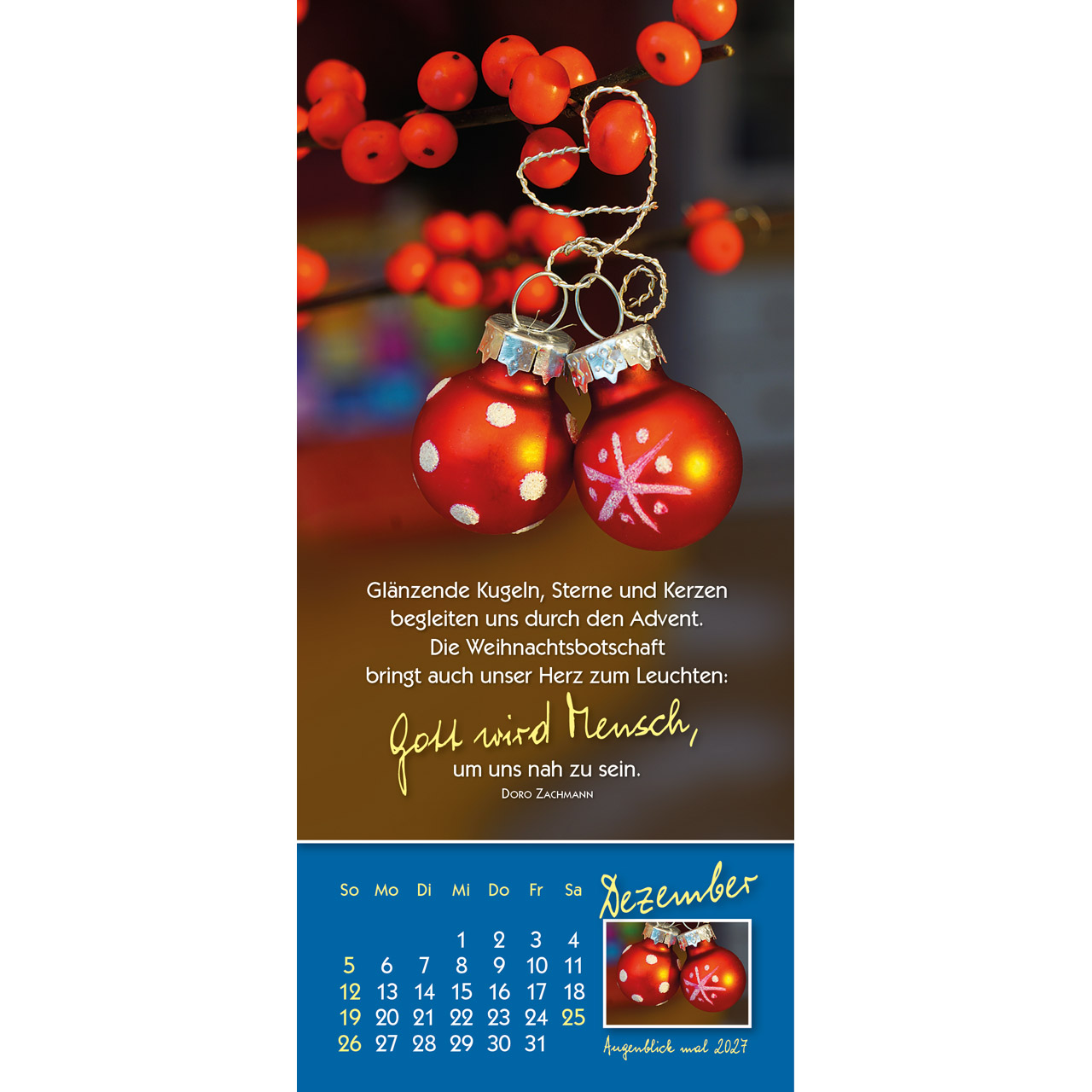 Aufstellkalender - Augenblick mal 2027