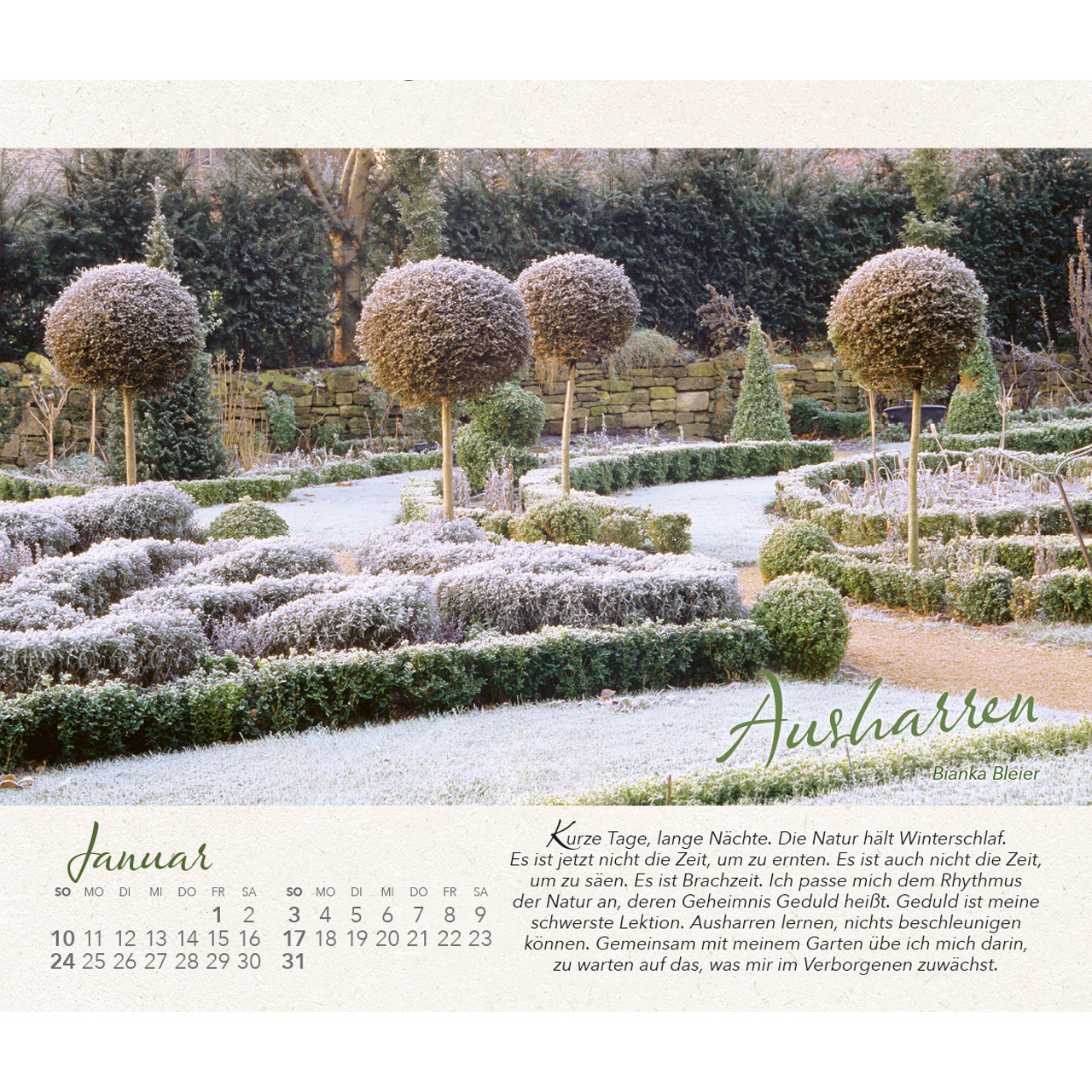 Postkartenkalender - Wo Himmel und Erde sich zart berühren 2027