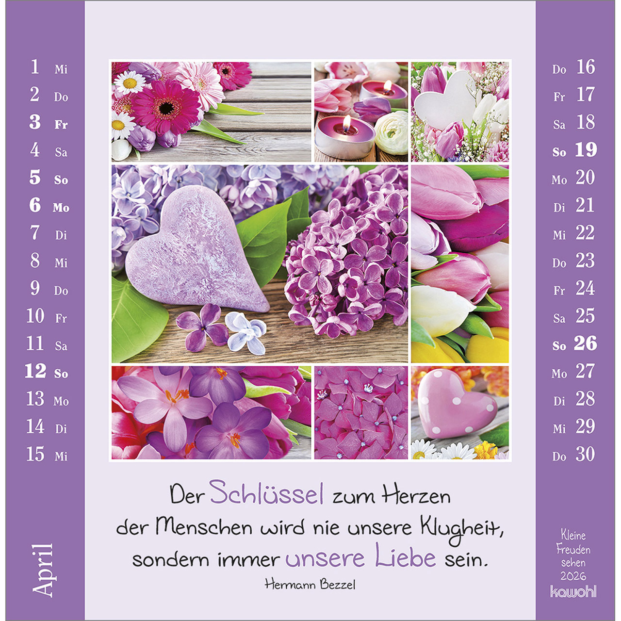 Postkartenkalender - Kleine Freuden sehen 2026