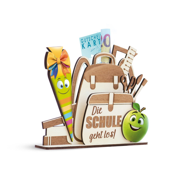 Geschenkverpackung - Geldgeschenk "Schule"