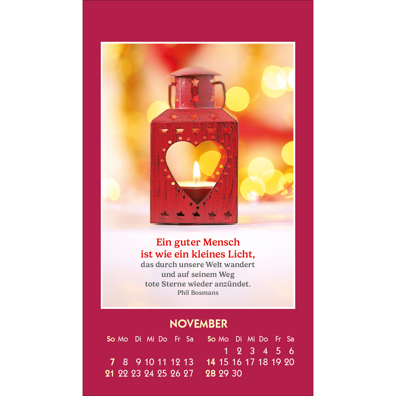 Aufkleberkalender - Gute Worte erhellen den Tag 2027