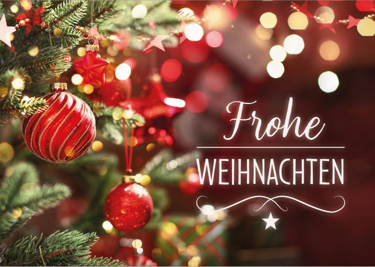Faltkarte - Faltkarte 'Frohe Weihnachten'