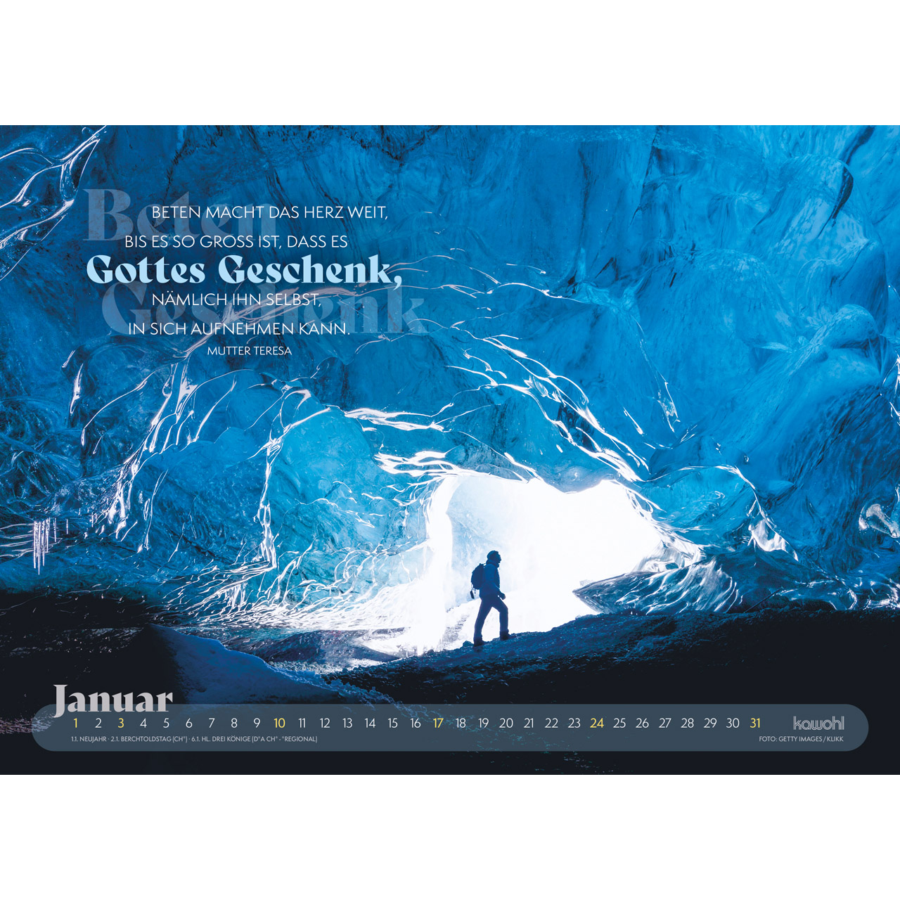 Wandkalender - Abenteuer - Unterwegs mit Gott 2027