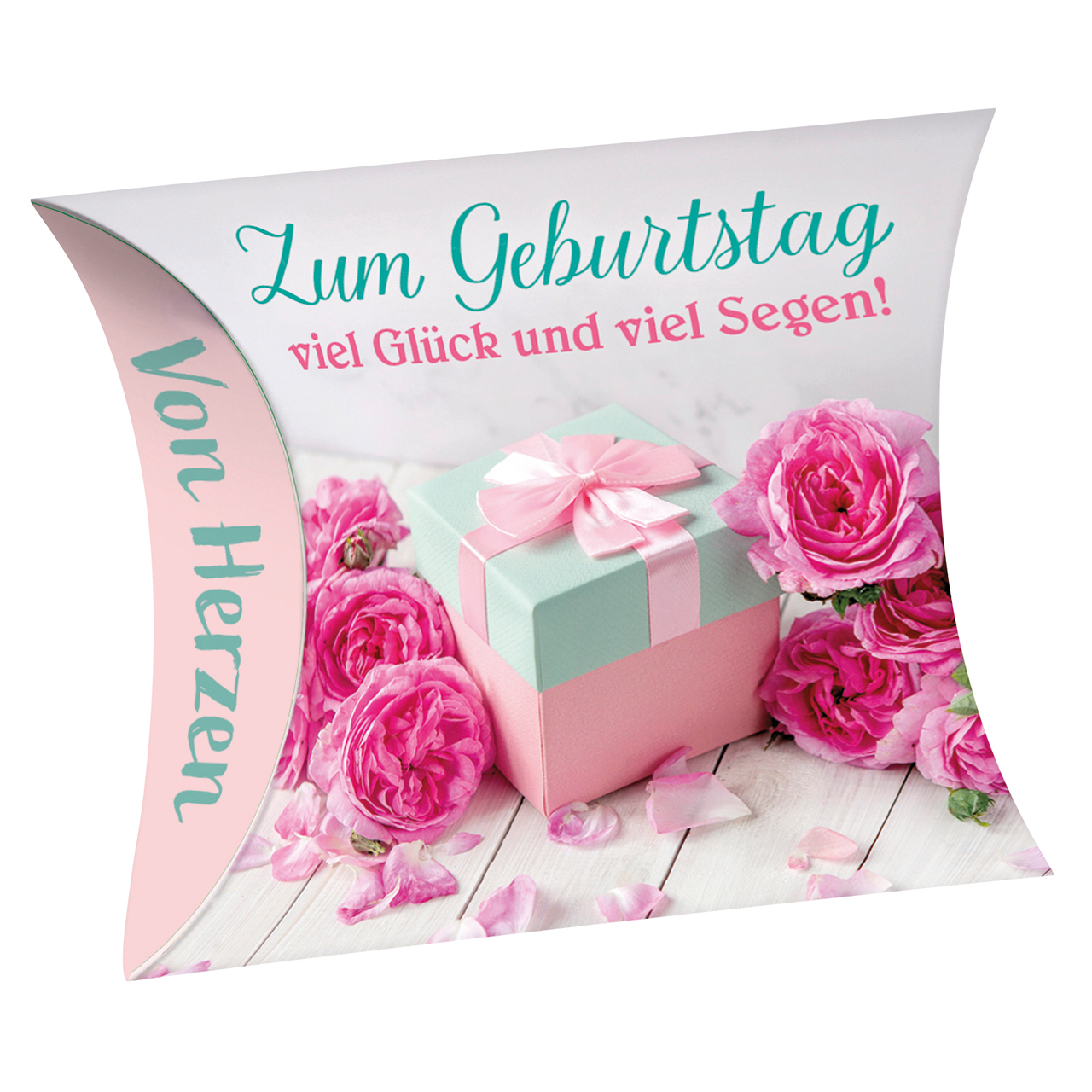 Seife - fest - Zum Geburtstag viel Glück und viel Segen! - Geschenk Rose
