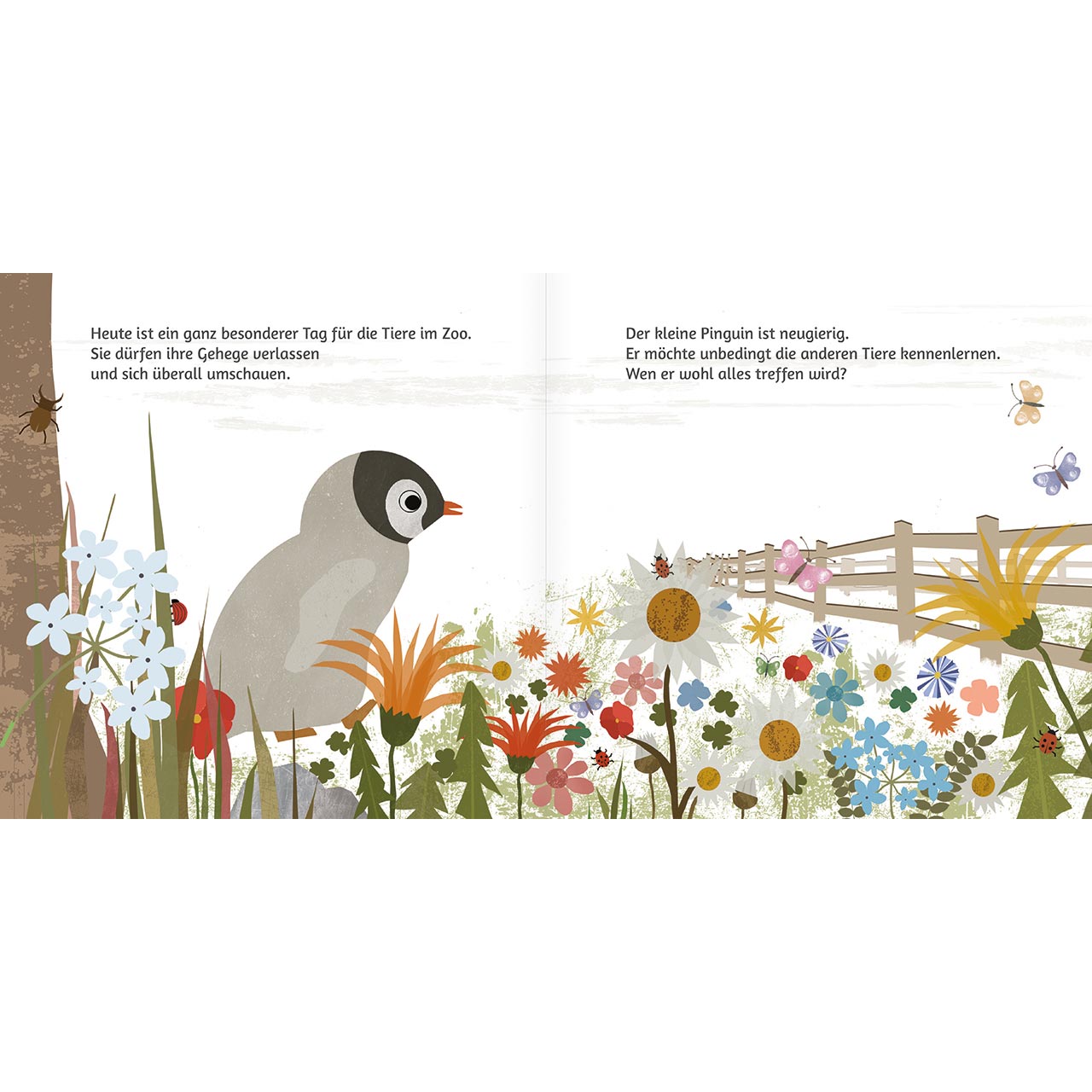 Geschenkbuch - So wunderbar bist du - Pinguin an Stein gelehnt