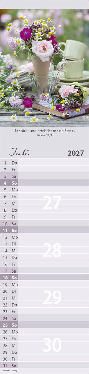 Terminkalender - Von Mir zu Dir 2027 Streifenterminkalender