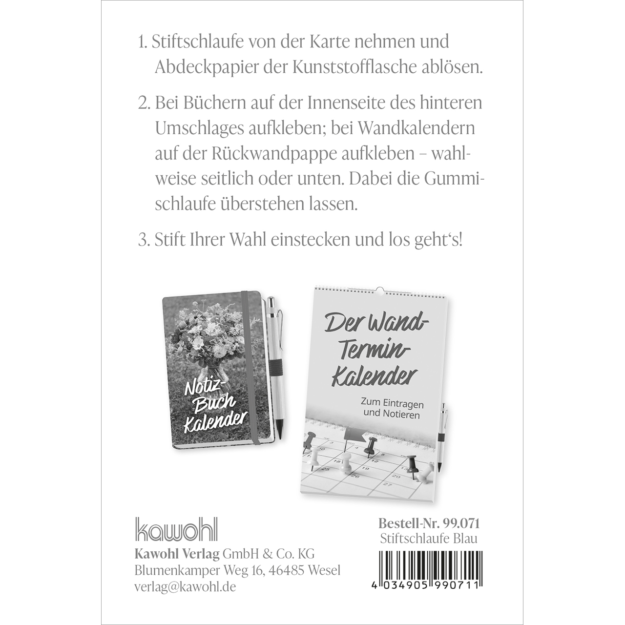 Notieren & Schreiben - Stiftschlaufe Dunkelblau
