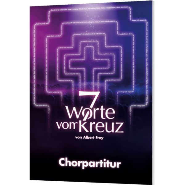 Liederbuch - 7 Worte vom Kreuz - Chorpartitur - Kreuz Muster