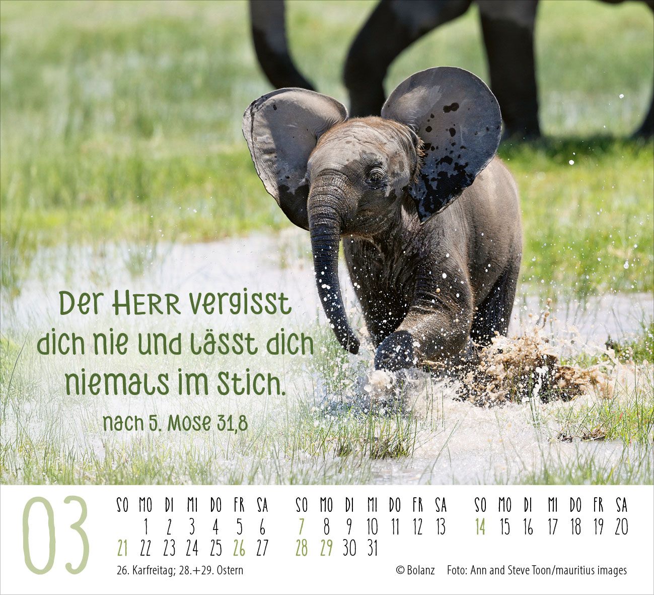 Aufstellkalender - Begegnungen 2027 Minikalender