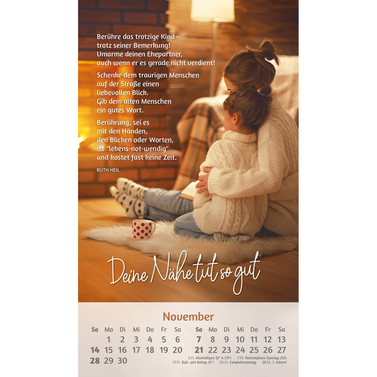 Postkartenkalender - Du bist mir so wertvoll 2027