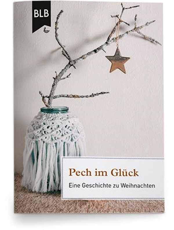 Grußheft - Pech im Glück - Vase Ast Stern