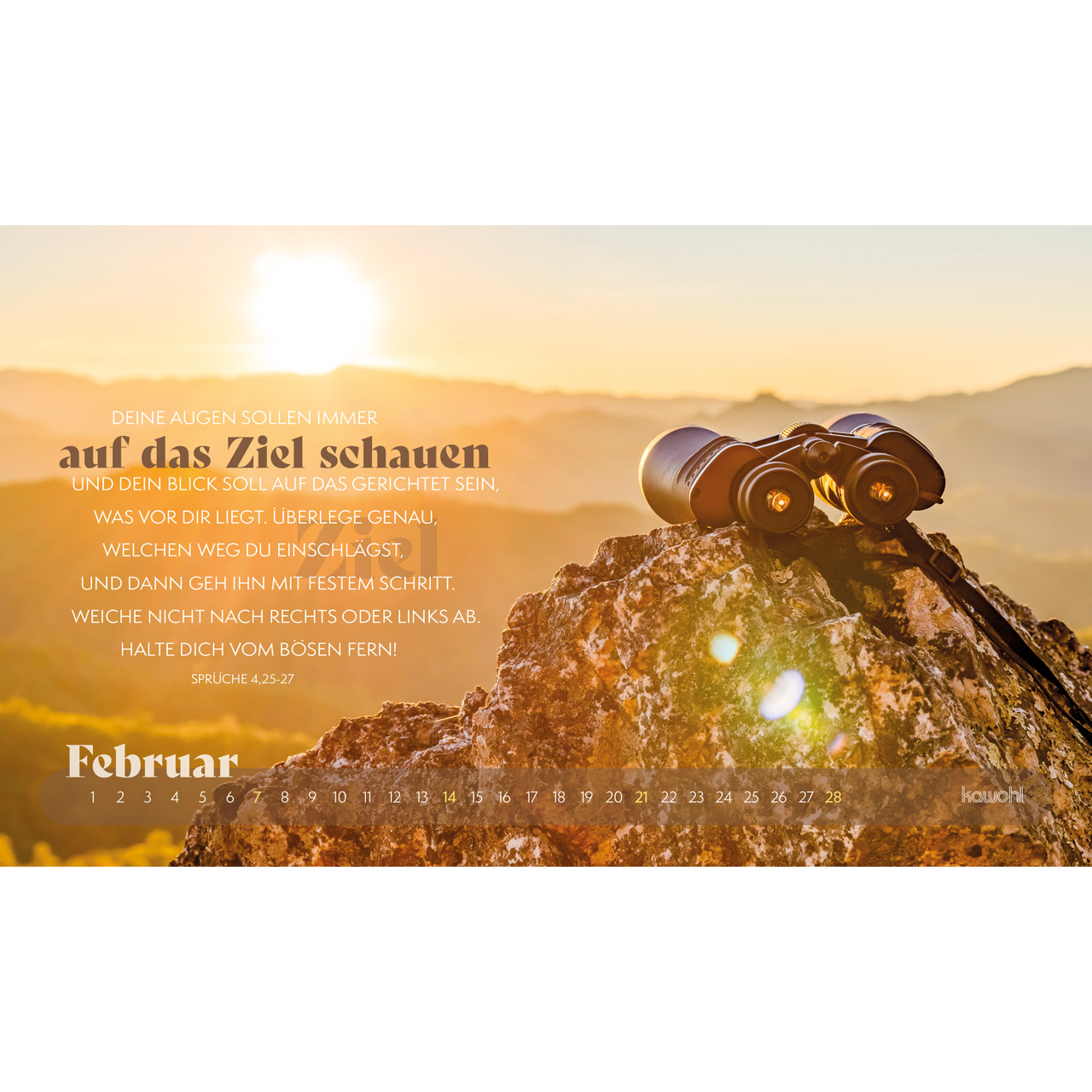 Postkartenkalender - Abenteuer - Mit Gott unterwegs 2027