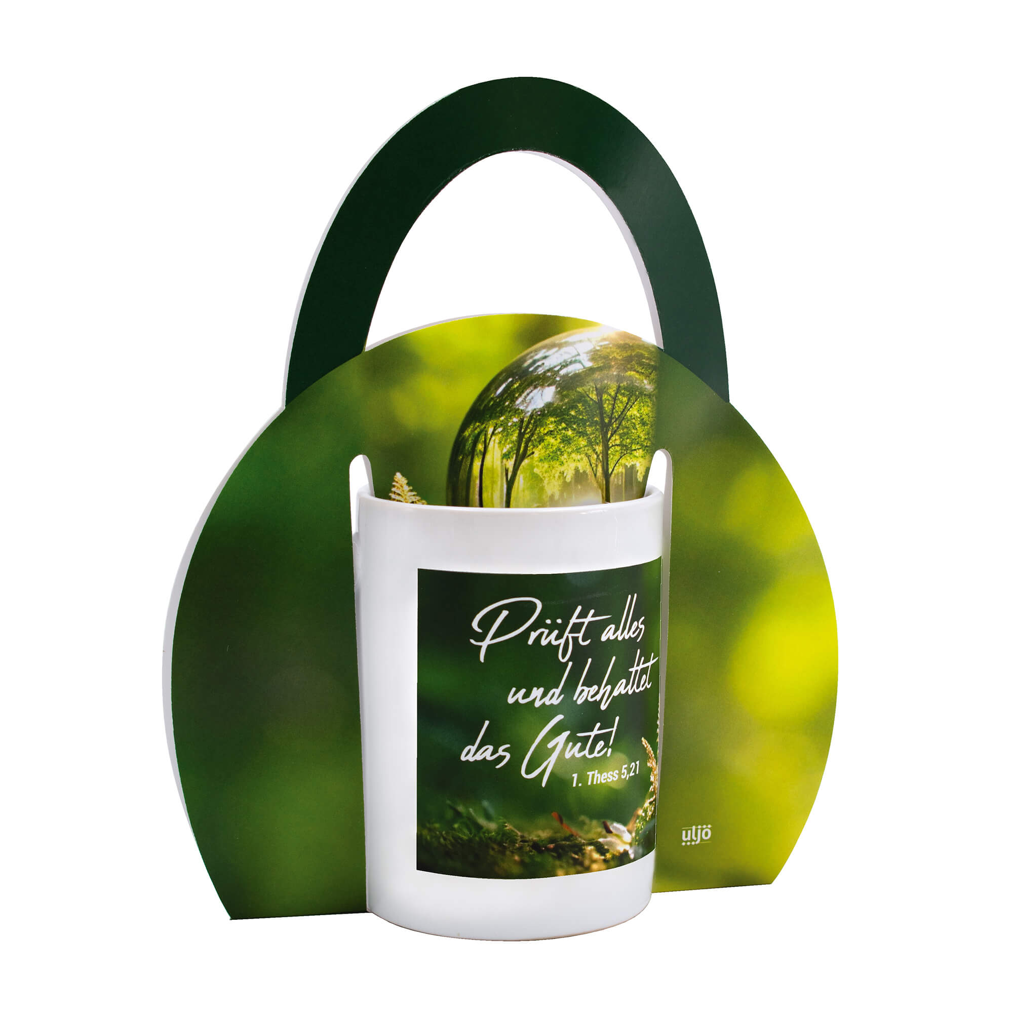 Tasse 'Prüft alles und behaltet das Gute!                   1. Thessalonicher 5,