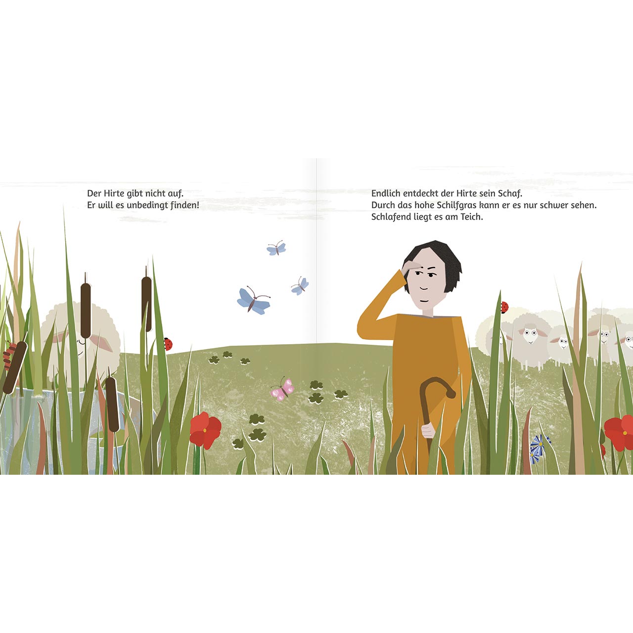 Geschenkbuch - So wertvoll bist du - Schaf auf Blumenwiese