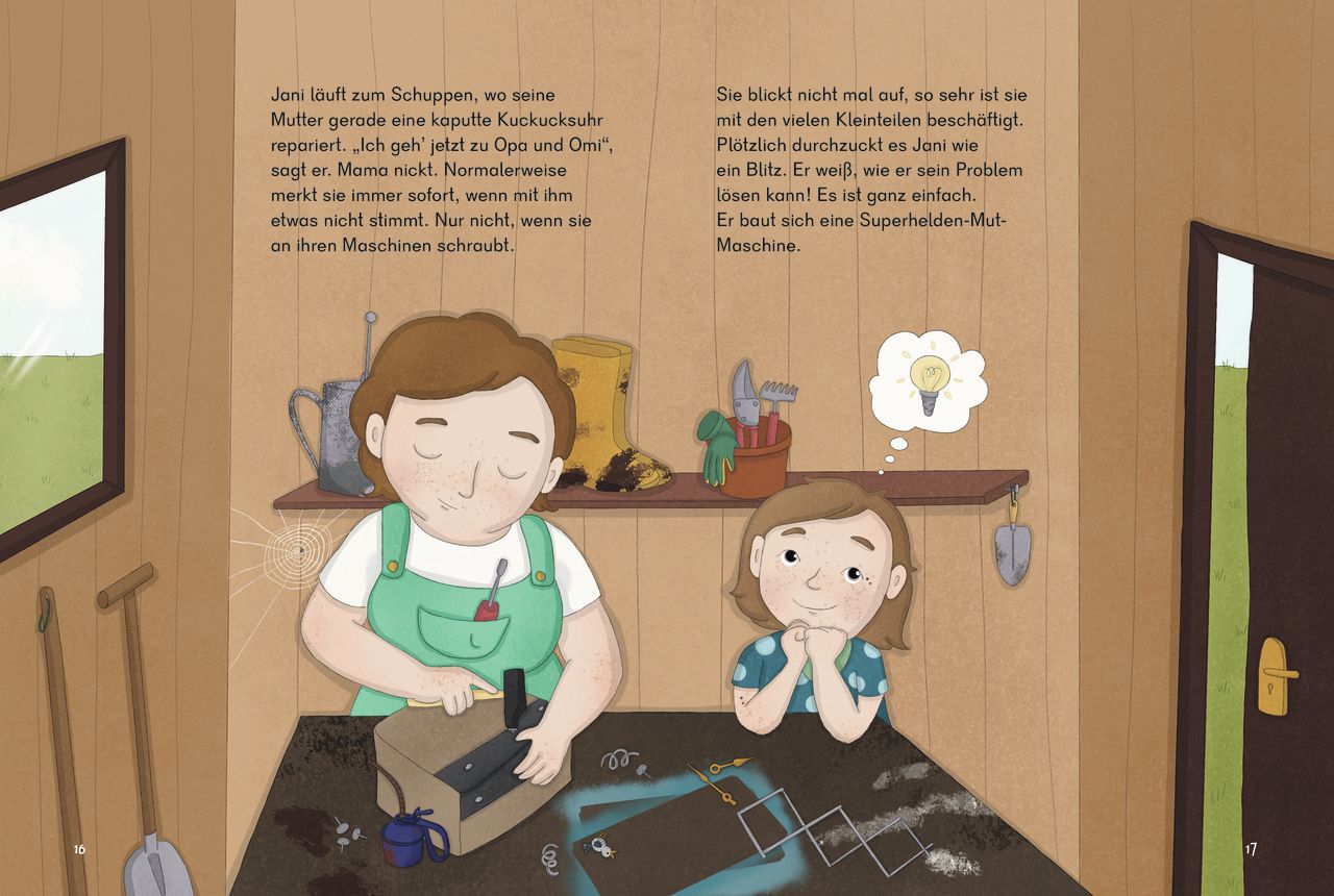 Buch - Jani und die Sache mit der Mutmaschine