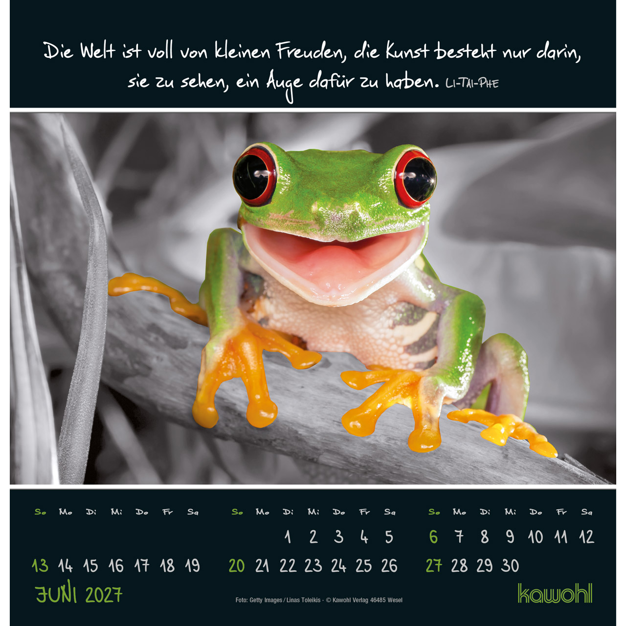 Wandkalender - Kleine Wunder entdecken 2027