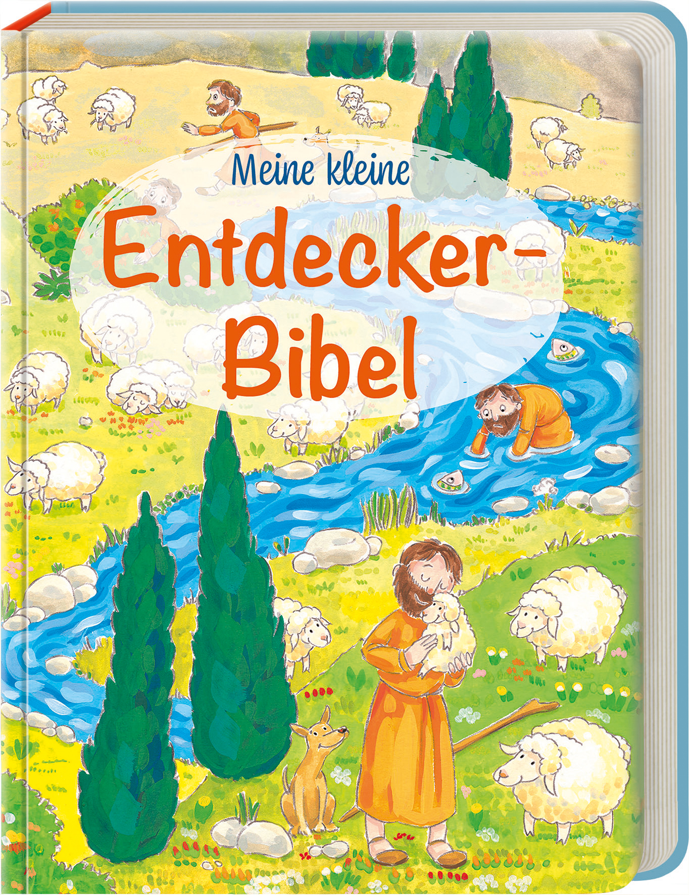 Meine kleine Entdecker-Bibel Kinderbibel - Meine kleine Entdecker-Bibel - Schafe Hirten Menschen Bäume Wiese Hund Blumen