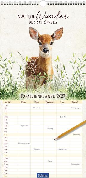 Terminkalender - Naturwunder des Schöpfers 2027