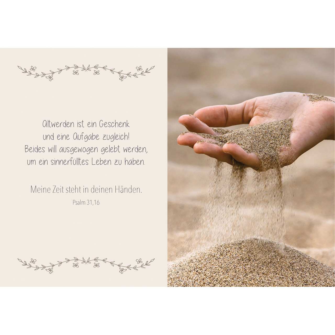 Grußheft - Zum 80. Geburtstag - Blumenstrauß Wildblumen