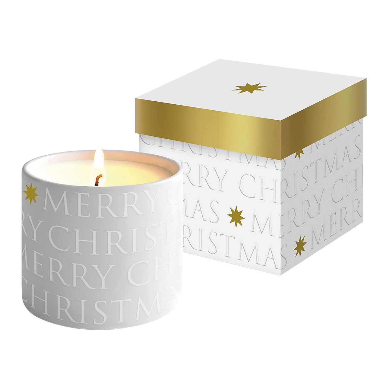 Kerze - Kerze 'Merry Christmas' in Box