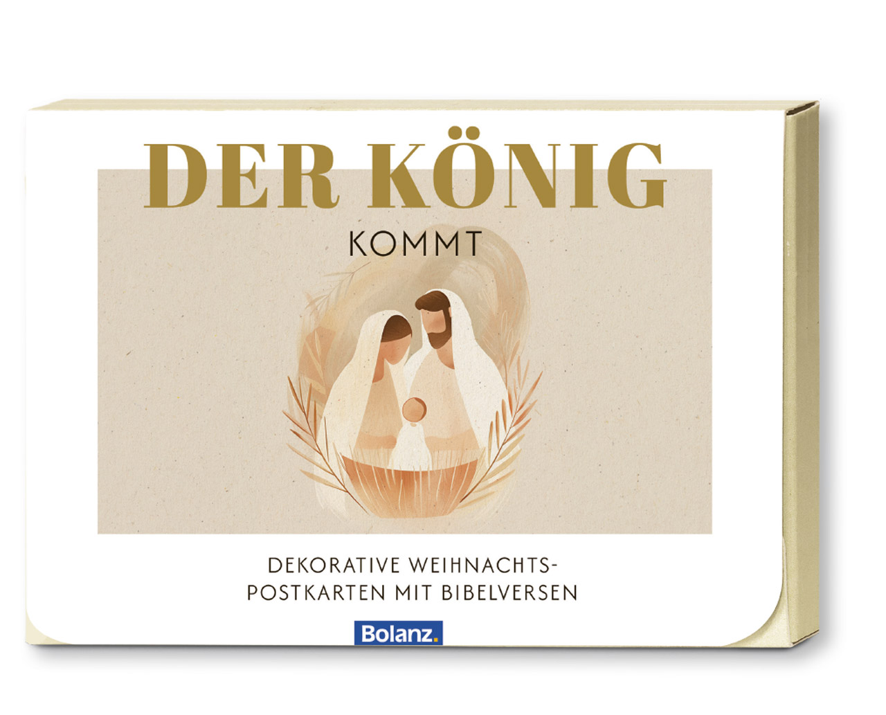Karten-Box Papier - Der König kommt