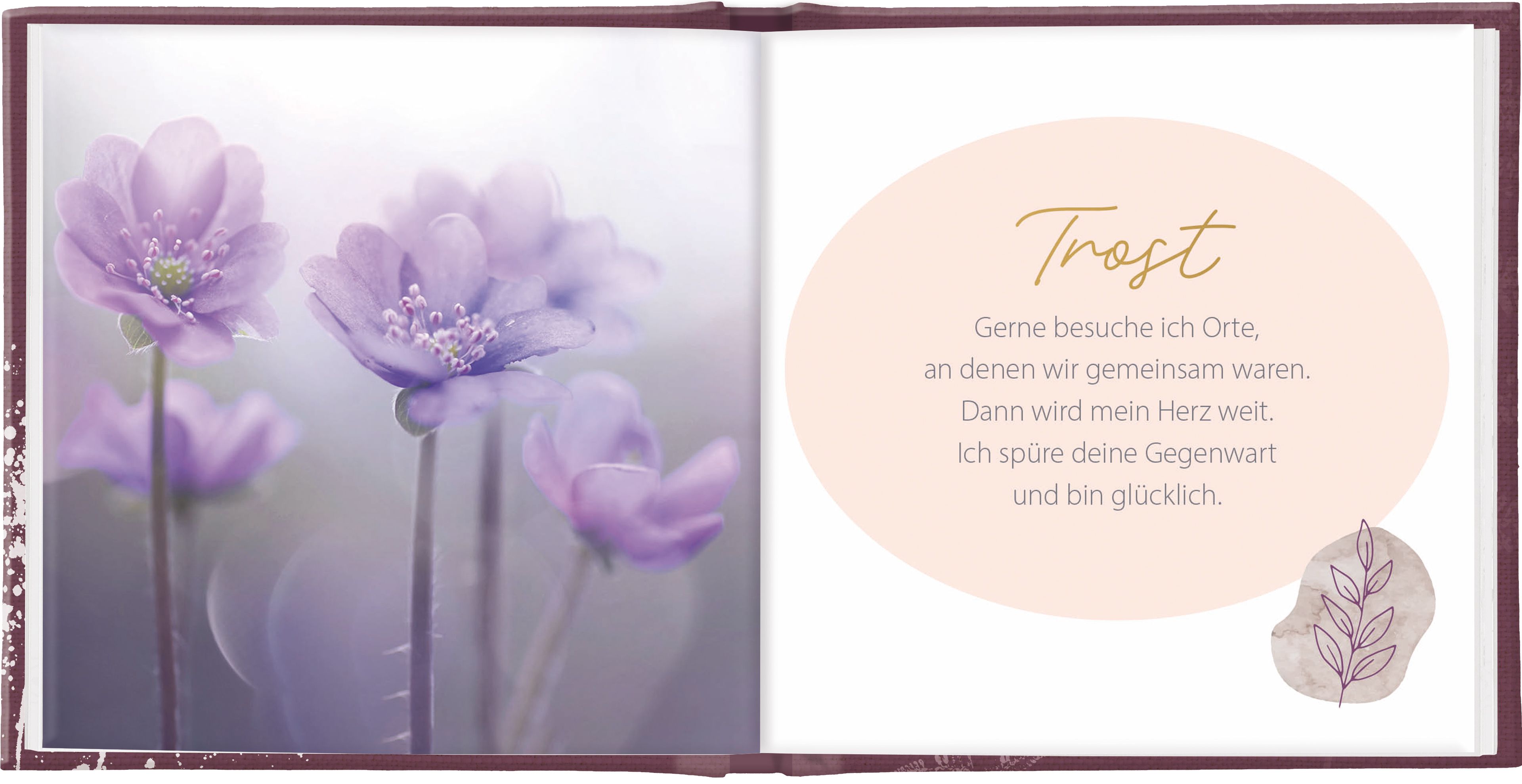 Geschenkbuch - Tröstende Worte, die Mut machen