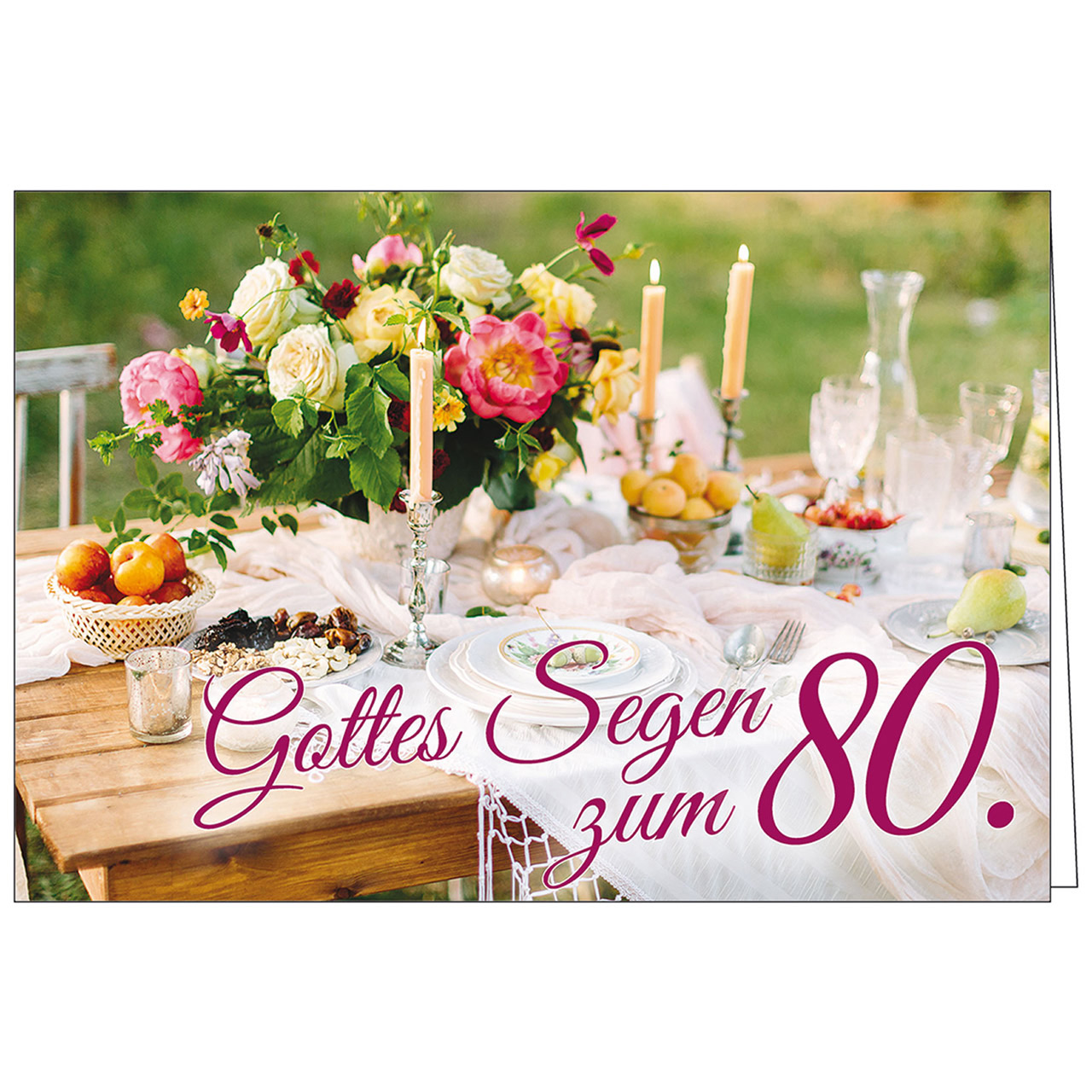 Gottes Segen zum 80.