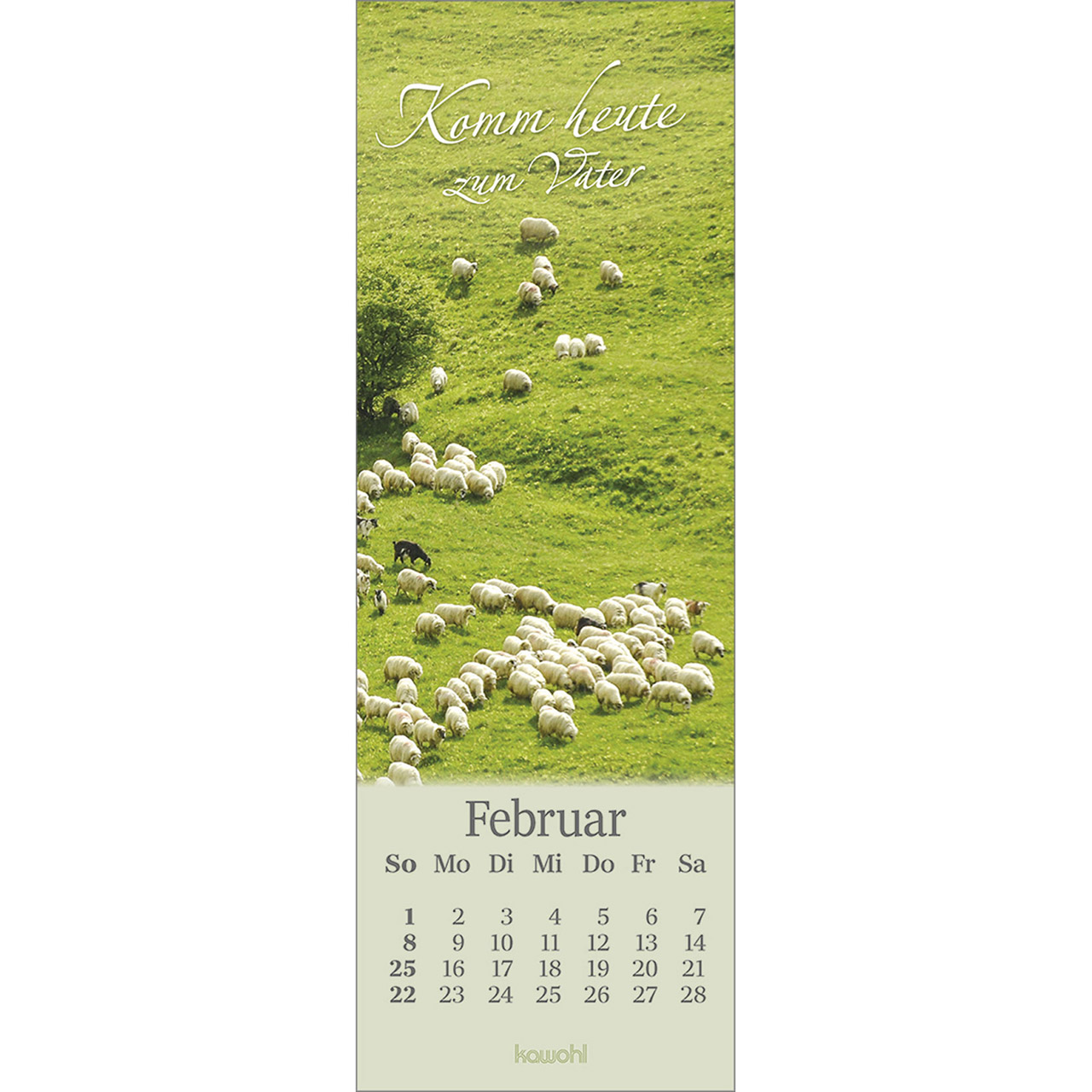 Lesezeichenkalender - Sei behütet jeden Tag 2026