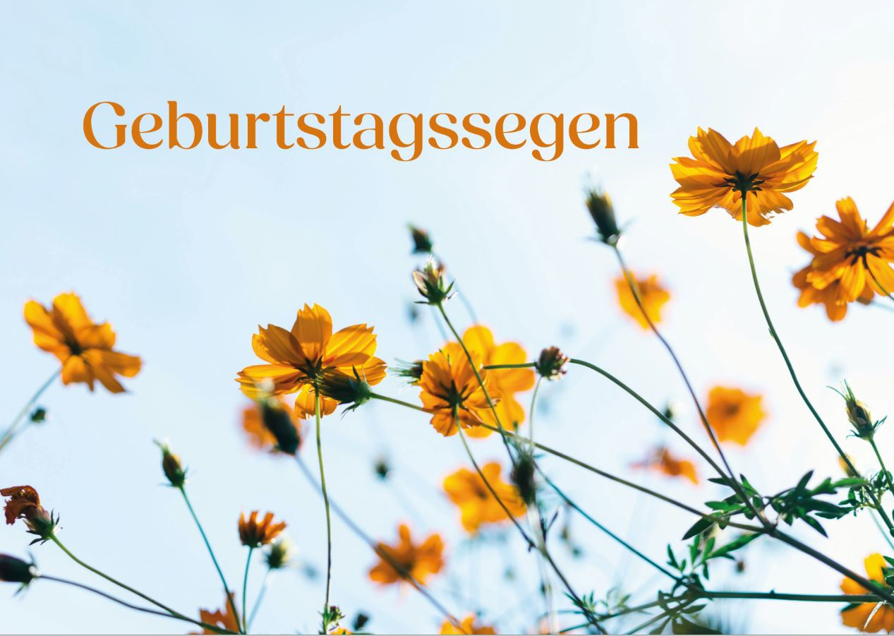 Postkarte - Postkarte 'Geburtstagssegen'
