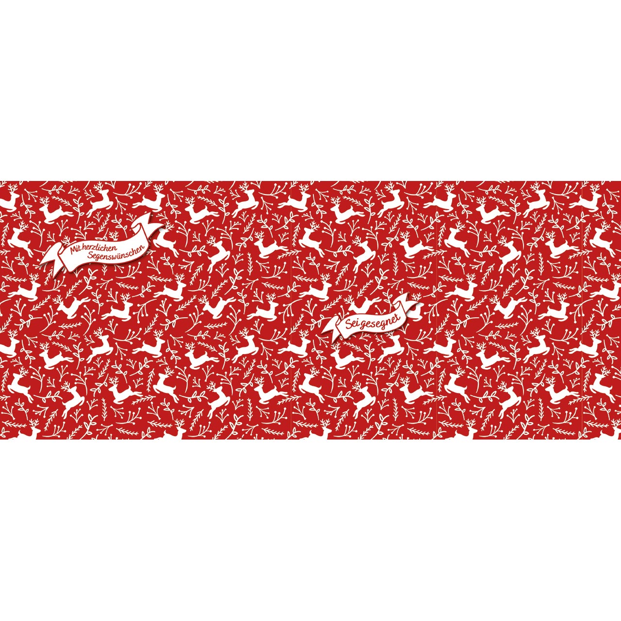 Geschenkpapier - Geschenkpapier-Buch: Weihnachts-Segen (Nordischer Winter) - Weihnachtsmotive