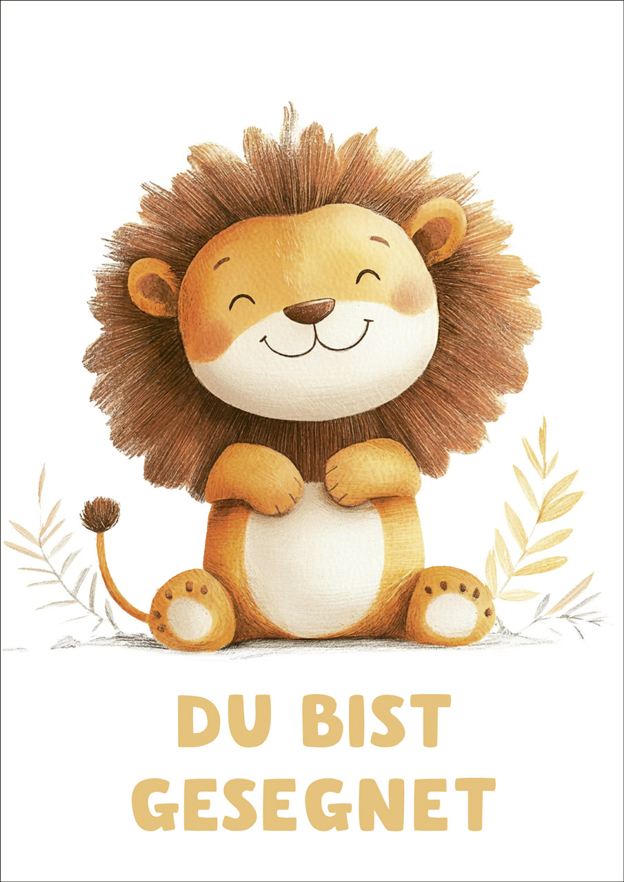 Poster - Poster A3 "Du bist gesegnet"