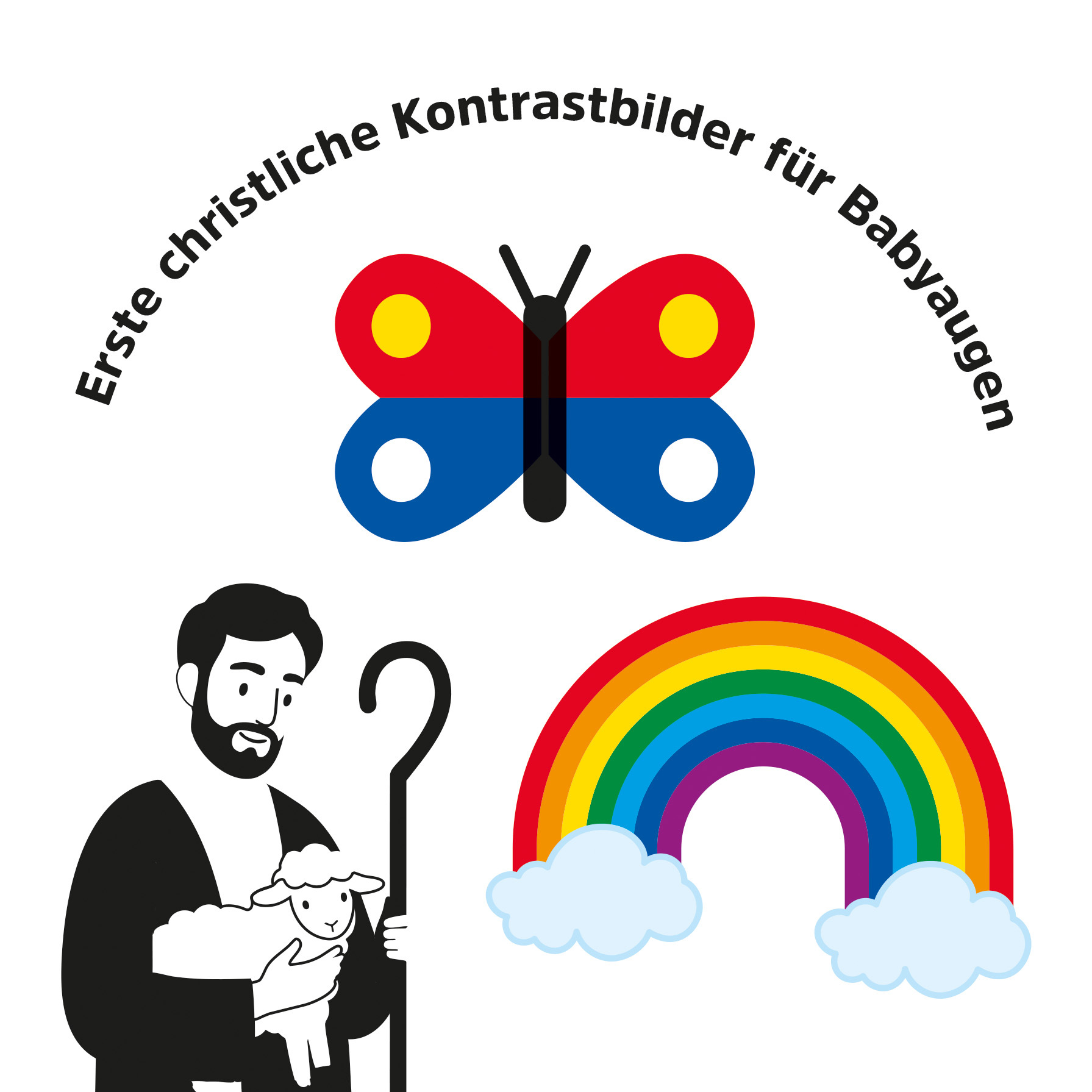 Buch - Kontrastbilder für Babyaugen - Schuber