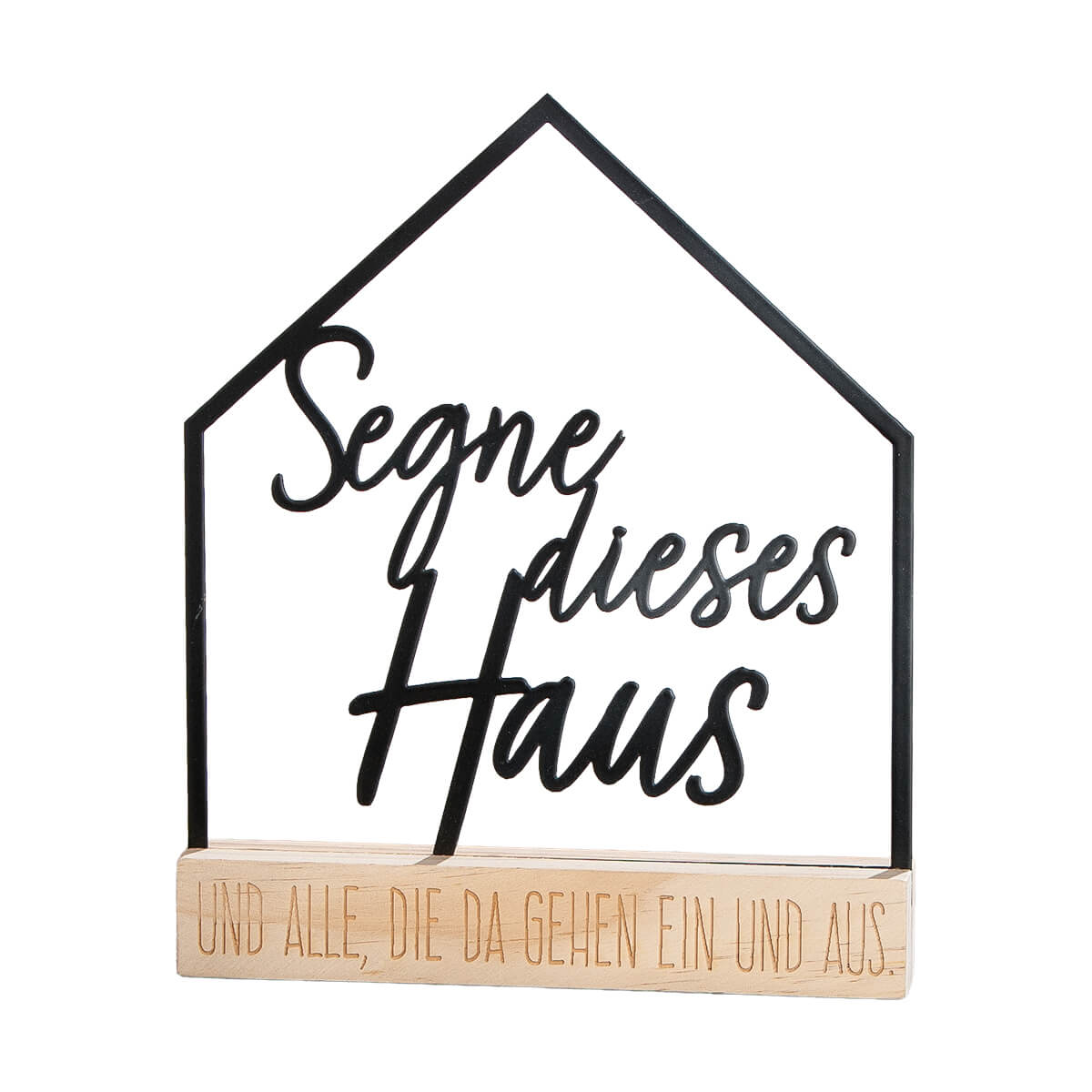Dekoration - Standdeko "Segne diese Haus"
