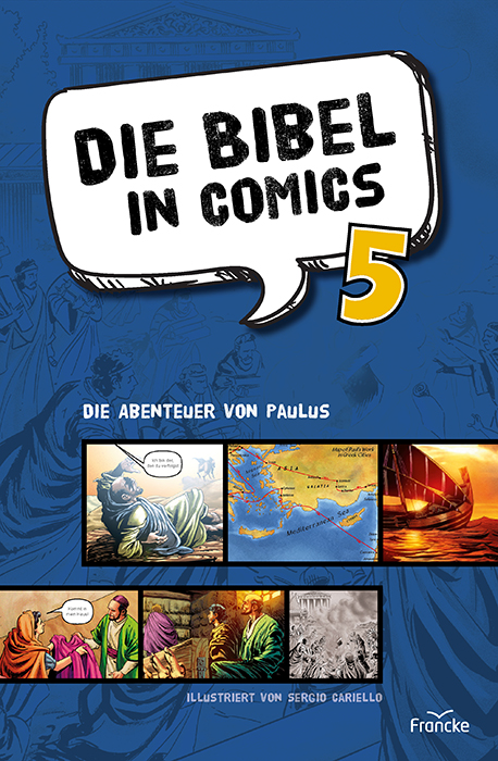Buch - Die Bibel in Comics 5 - Menschen Landkarte Schiff