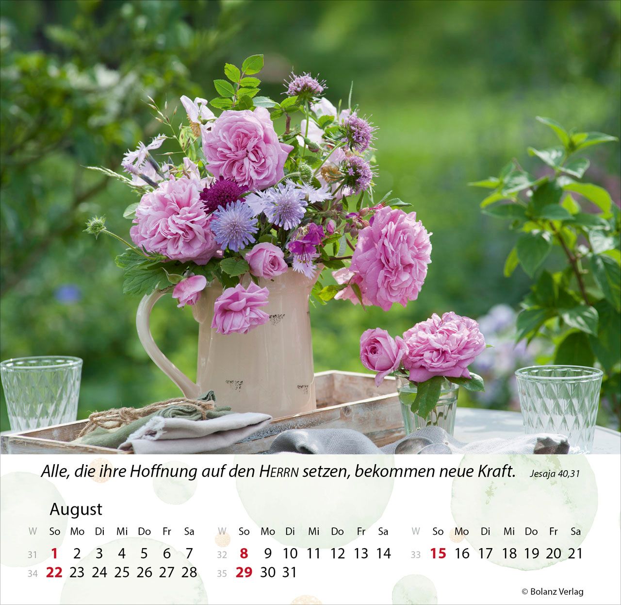Tischkalender - Gärten 2027 Tischkalender